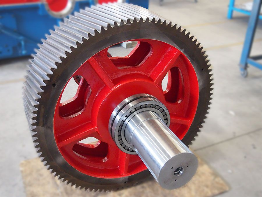 Gearbox for the iron and steel industry